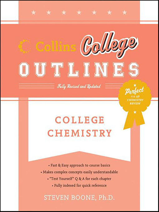 Title details for College Chemistry by Steven Boone - Available